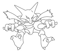 Alakazam Tô Màu Trực Tuyến